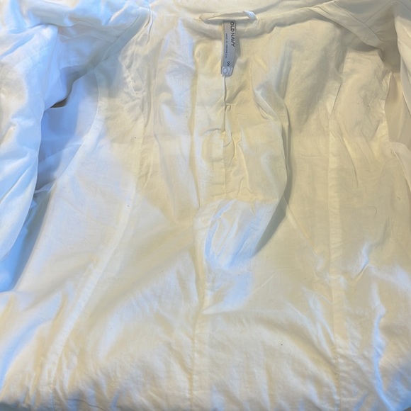 Old Navy-jean trench coat-100% cotton-fully lined~double breasted-with pockets - Picture 7 of 10